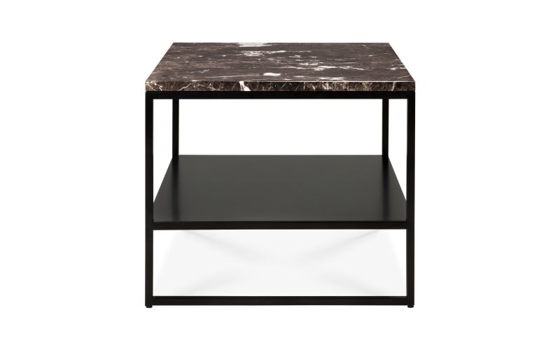 ETHNICRAFT STONE BLACK EMPERADOR SIDE TABLE 