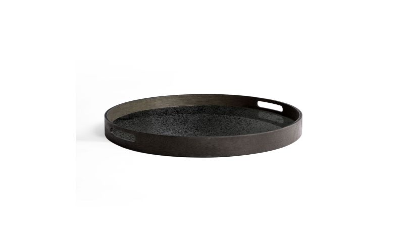 ETHNICRAFT AGED TRAY - MIRROR - CHARCOAL - 48x48x4