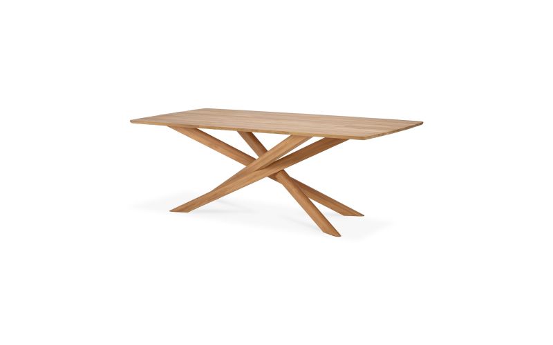 ETHNICRAFT TEAK MIKADO OUTDOOR DINING TABLE 203