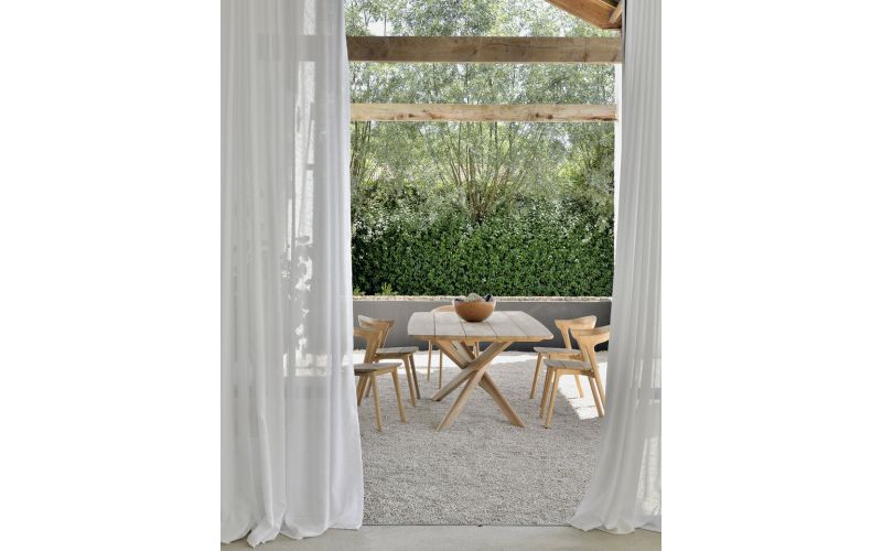 ETHNICRAFT TEAK MIKADO OUTDOOR DINING TABLE 203