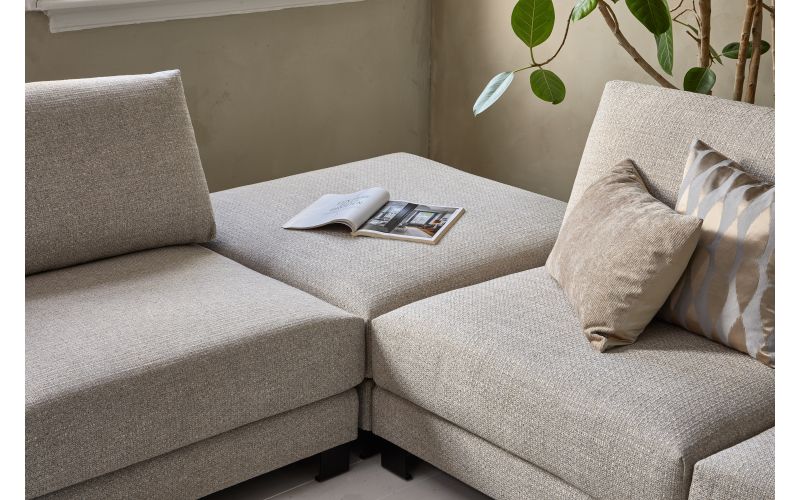 DOLCE VILTA / HOEKBANK / CHRONO LIGHTGREY 60