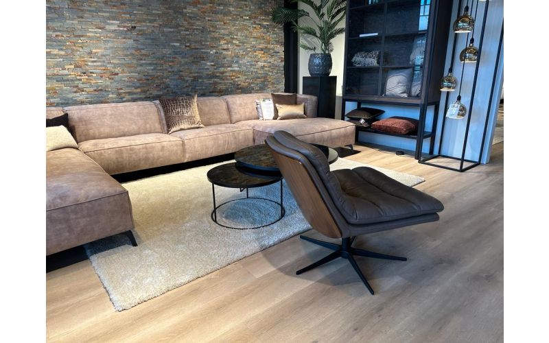 BARCA FAUTEUIL  LAGE RUG (WOOD IN BACK)