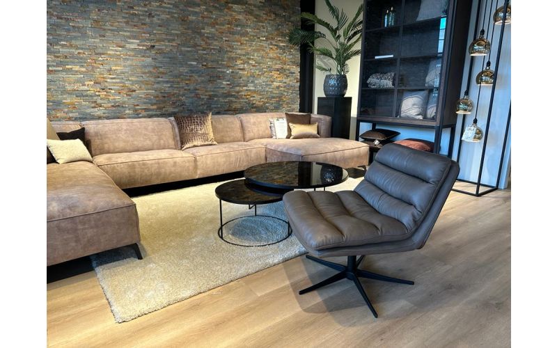 BARCA FAUTEUIL  LAGE RUG (WOOD IN BACK)