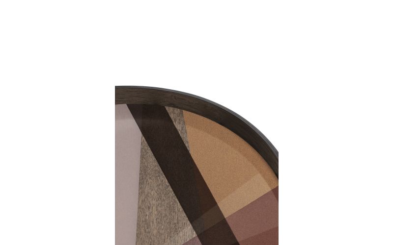 ETHNICRAFT ANGLE TRAY - GLASS - PINOT - L 61x61x4