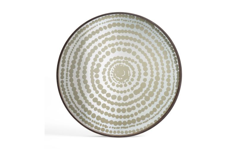 ETHNICRAFT BEADS TRAY - MIRROR - GOLD - L 61x61x4