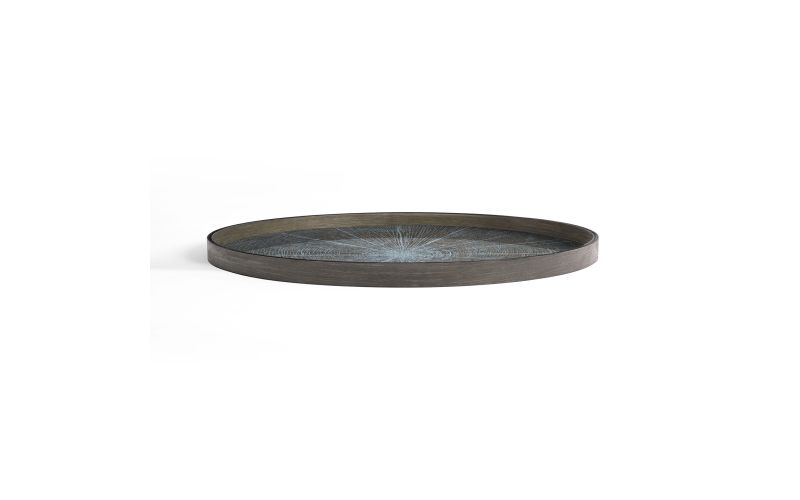 ETHNICRAFT SLICE TRAY - WOOD -  WHITE - XL 92x92x4