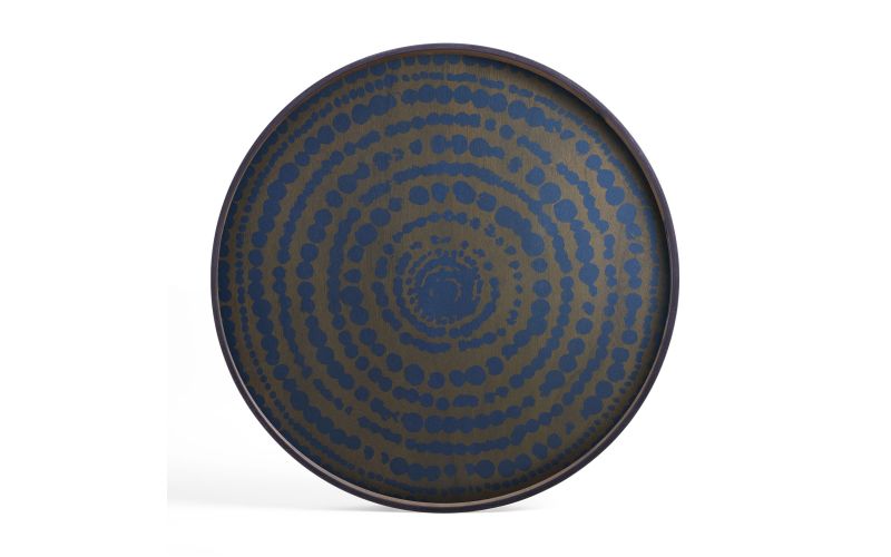 ETHNICRAFT BEADS TRAY- WOOD-  MIDNIGHT- XL 92x92x4