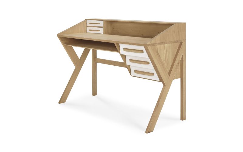 ETHNICRAFT ORIGAMI BUREAU EIKEN CREAM 135X94X55