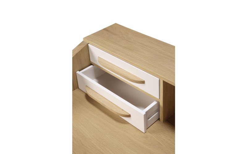 ETHNICRAFT ORIGAMI BUREAU EIKEN CREAM 135X94X55