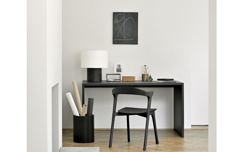 ETHNICRAFT U BUREAU EIKEN ZWART 140X72X75