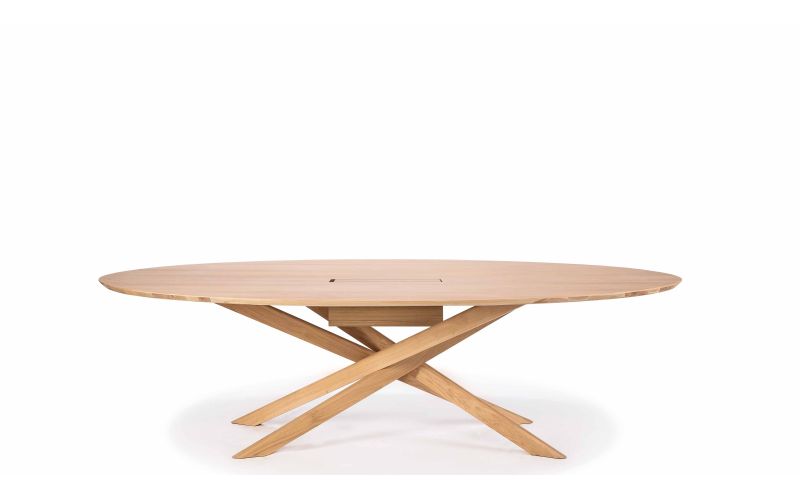 ETHNICRAFT MIKADO VERGADERTAFEL EIKEN 267X138X76