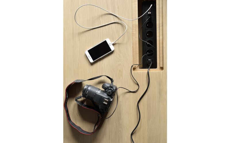 ETHNICRAFT MIKADO VERGADERTAFEL EIKEN 267X138X76