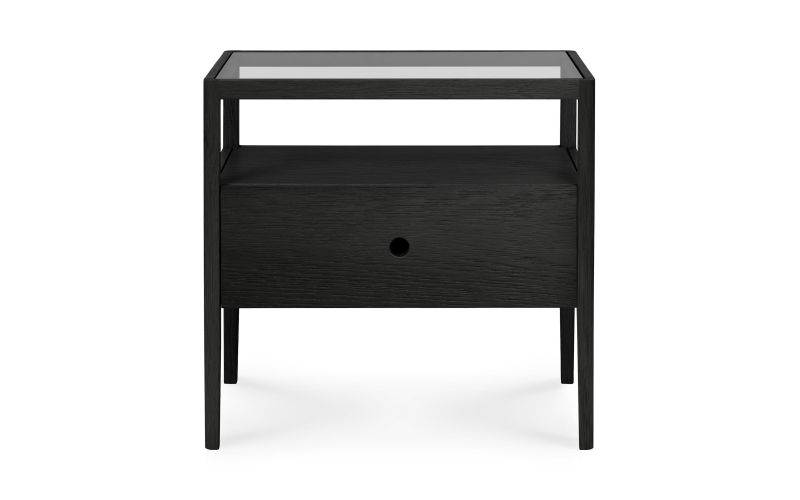 ETHNICRAFT SPINDLE NACHTKASTJE EIKEN 55X35X52