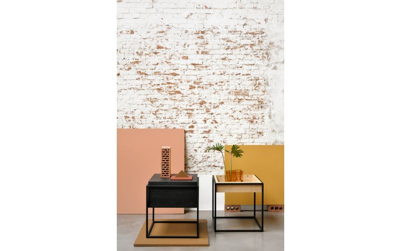 ETHNICRAFT MONOLIT NACHTKASTJE EIKEN 48X48X51