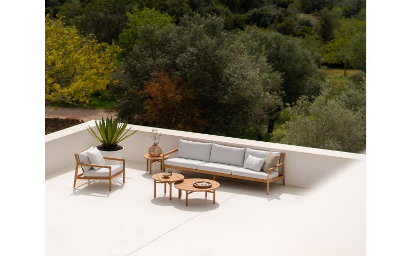 ETHNICRAFT JACK OUTDOOR BANK TEAK 265X90X73