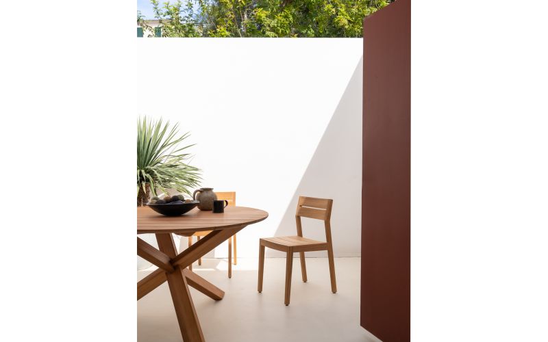 ETHNICRAFT EX1 OUTDOOR STOEL TEAK 43X56X83