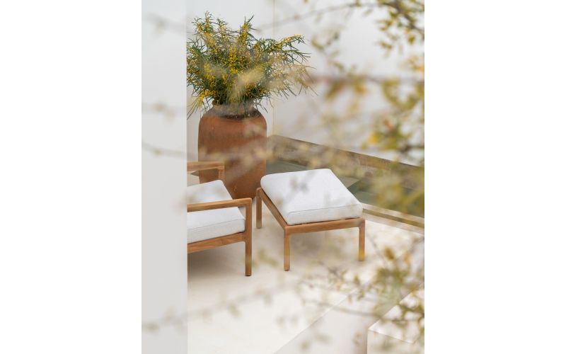 ETHNICRAFT JACK OUTDOOR VOETENBANK TEAK 71X54X40