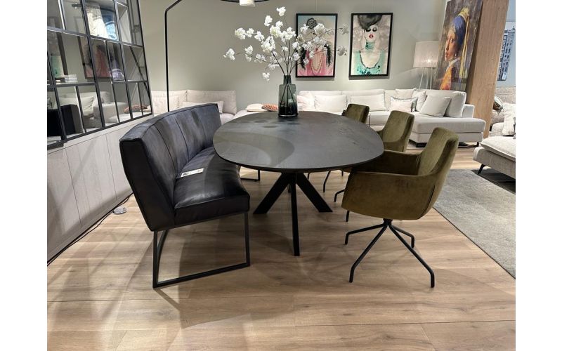 THE PERFECT BENCH OVAAL 4-ZITS 225 CM