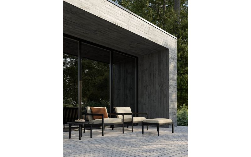 ETHNICRAFT JACK OUTDOOR LOUNGE STOEL TEAK 76X90X73