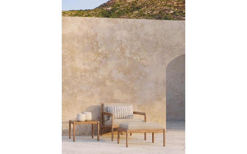 ETHNICRAFT JACK OUTDOOR VOETENBANK TEAK 71X54X40