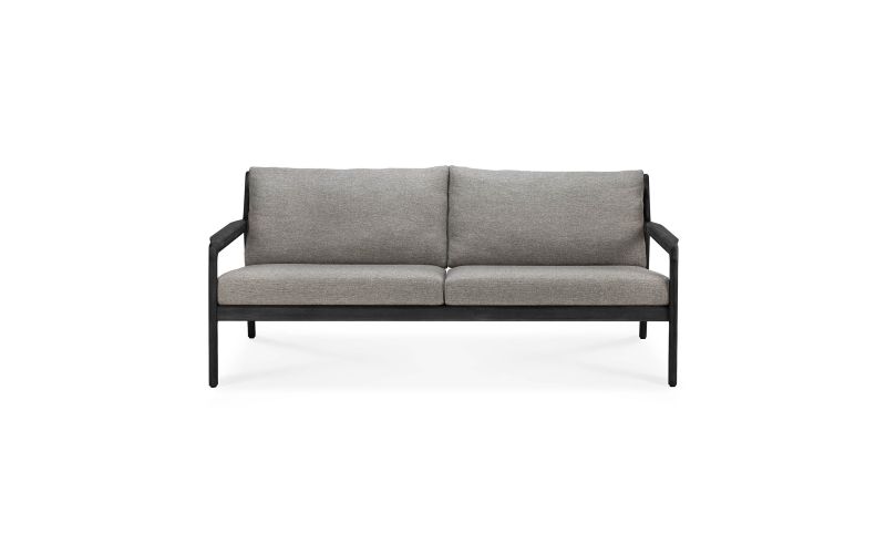 ETHNICRAFT JACK OUTDOOR BANK TEAK ZWART 180X90X73