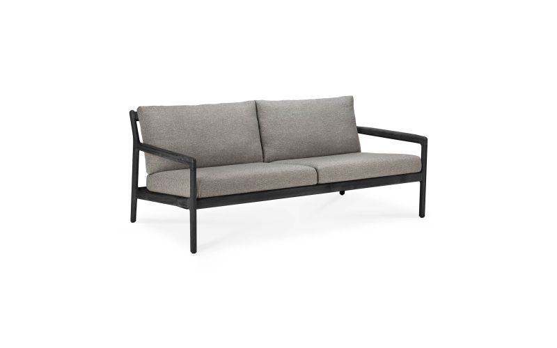 ETHNICRAFT JACK OUTDOOR BANK TEAK ZWART 180X90X73