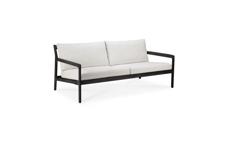 ETHNICRAFT JACK OUTDOOR BANK TEAK ZWART 180X90X73