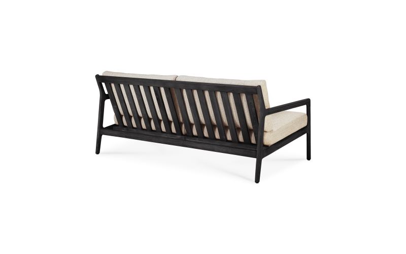 ETHNICRAFT JACK OUTDOOR BANK TEAK ZWART 180X90X73