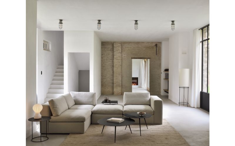 ETHNICRAFT MELLOW SOFA CORNER| OFF WHITE