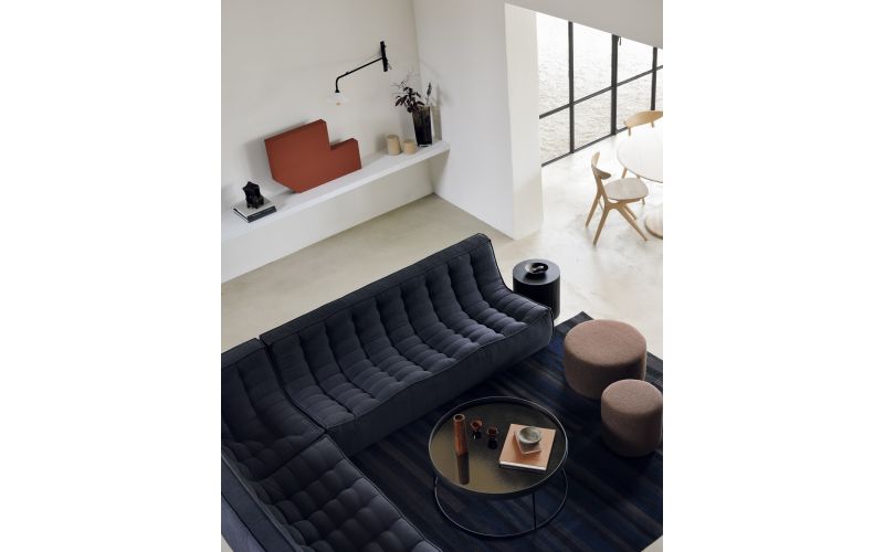 ETHNICRAFT BARROW POEF | COPPER | 60D/60B/35H CM | 20149