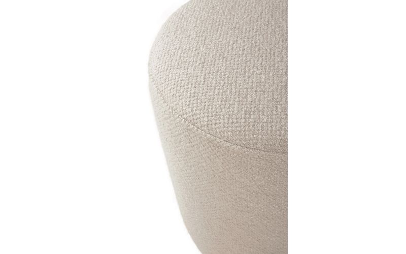 ETHNICRAFT BARROW POOF | OFF WHITE | 40X40X40 CM