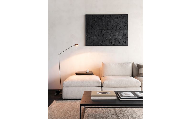 ETHNICRAFT MELLOW FOOTSTOOL | OFF WHITE 