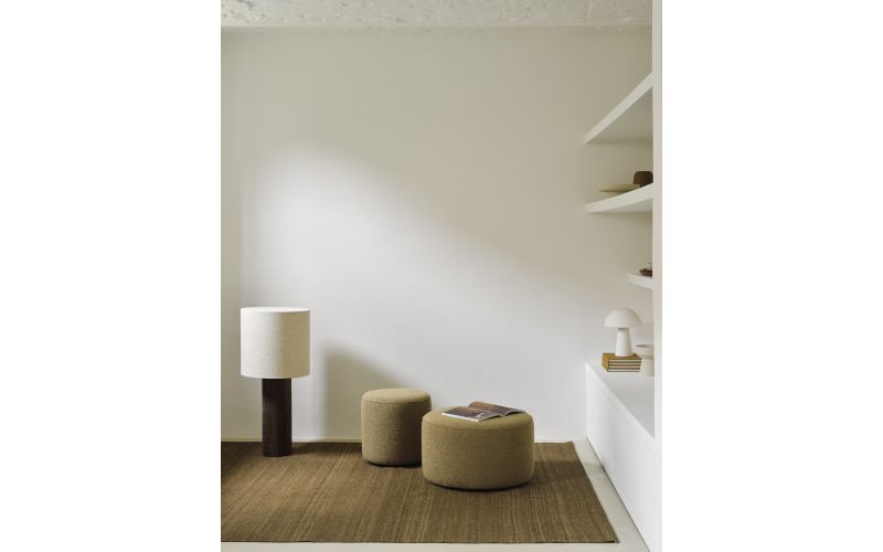 ETHNICRAFT BARROW POOF | GINGER | 40X40X40 CM