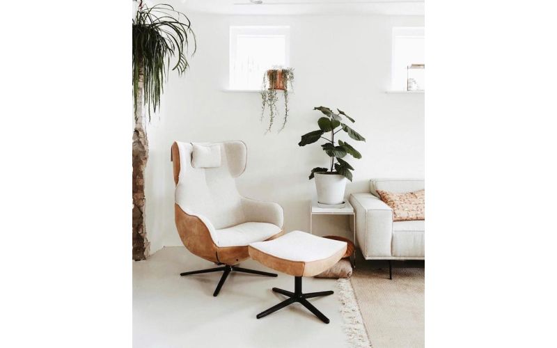 Cubic fauteuil met lage rugleuning