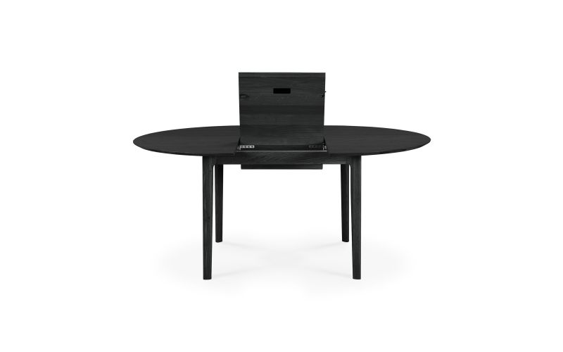 ETHNICRAFT EXTENDABLE DINING TABLE ROUND