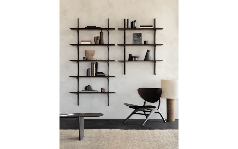 ETHNICRAFT PI WANDPLANK | MAHONIE DARK BROWN