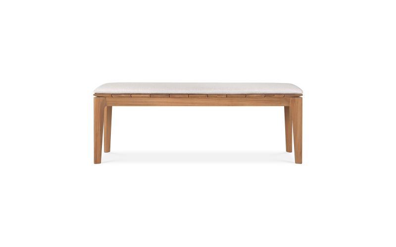 ETHNICRAFT BOK OUTDOOR BANK TEAK OFF WHITE