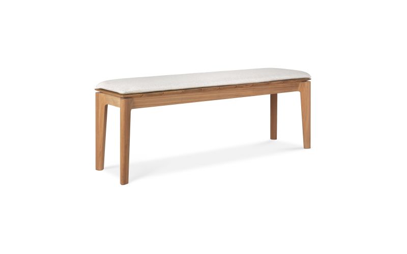 ETHNICRAFT BOK OUTDOOR BANK TEAK OFF WHITE