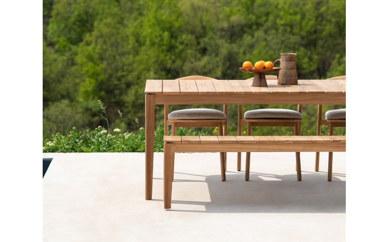 ETHNICRAFT BOK OUTDOOR BANK TEAK | 35D/137B/46H 