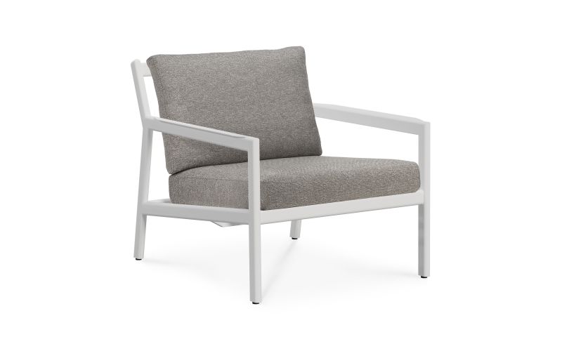 ETHNICRAFT JACK OUTDOOR LOUNGESTOEL ALUMINIUM MOCH