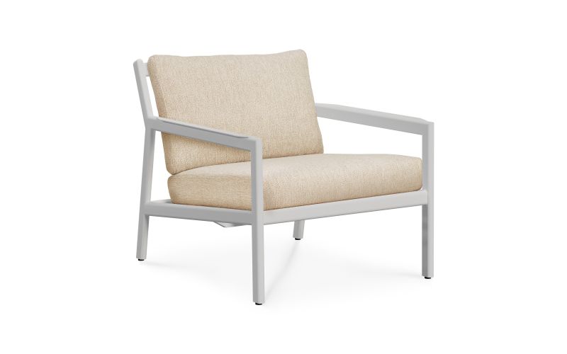 ETHNICRAFT JACK OUTDOOR LOUNGESTOEL ALUMINIUM NATU