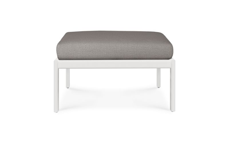 ETHNICRAFT JACK OUTDOOR VOETBANK ALUMINIUM MOCHA