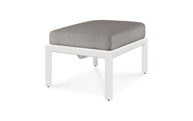 ETHNICRAFT JACK OUTDOOR VOETBANK ALUMINIUM MOCHA