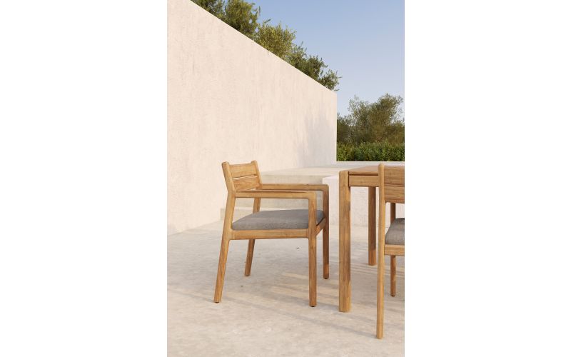 ETHNICRAFT JACK OUTDOOR STOEL TEAK MOCHA | 60D/56B/81H | 10372