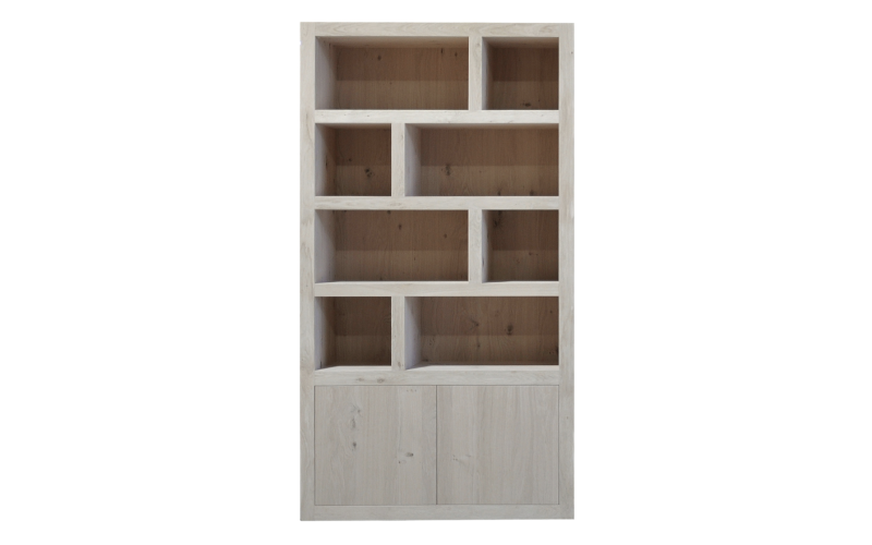 A Deel kast 2drs-8vaks (uit 1geheel)