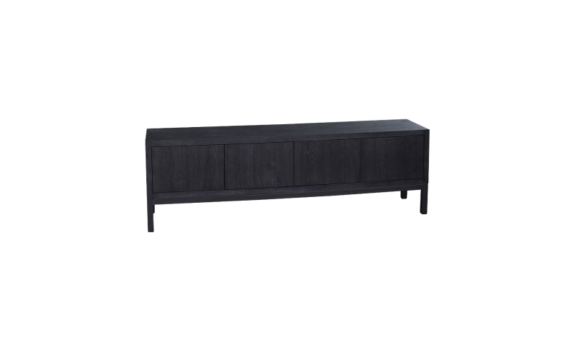 Design Dune TV dressoir 4 deurs metalen onderstel

