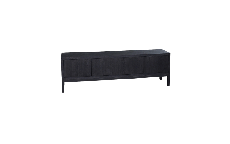 Design Dune TV dressoir 4 deurs metalen onderstel
