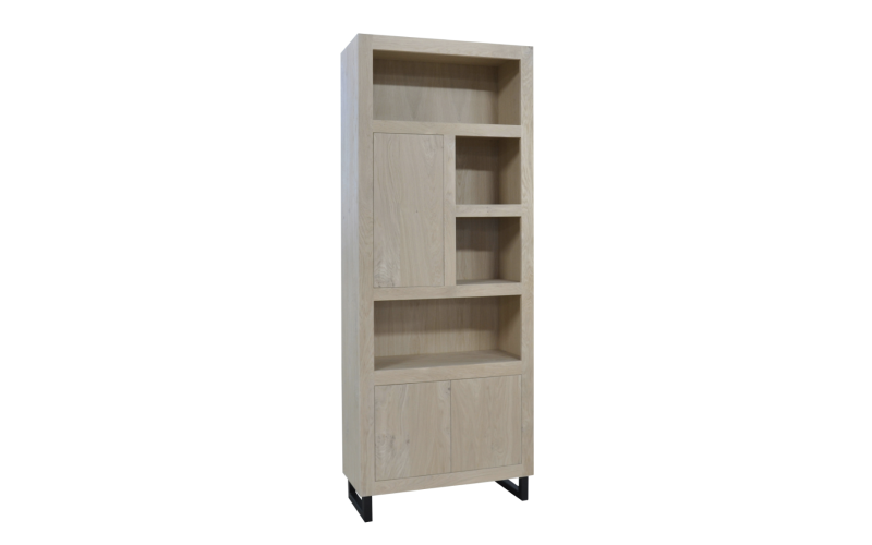 Vakkenkast WONDERS 3drs + versprongen vakken  235x  90x40 EBK086	