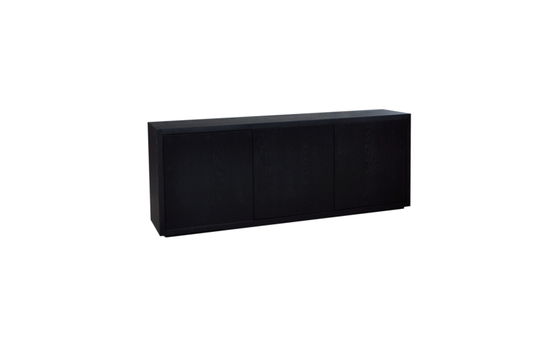 EDR091 Dressoir eiken rustiek PUUR/DUNE 3drs op pliNT 73x190x40