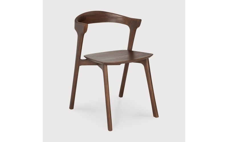 ETHNICRAFT VARNISHED TEAK BROWN CHAIR 